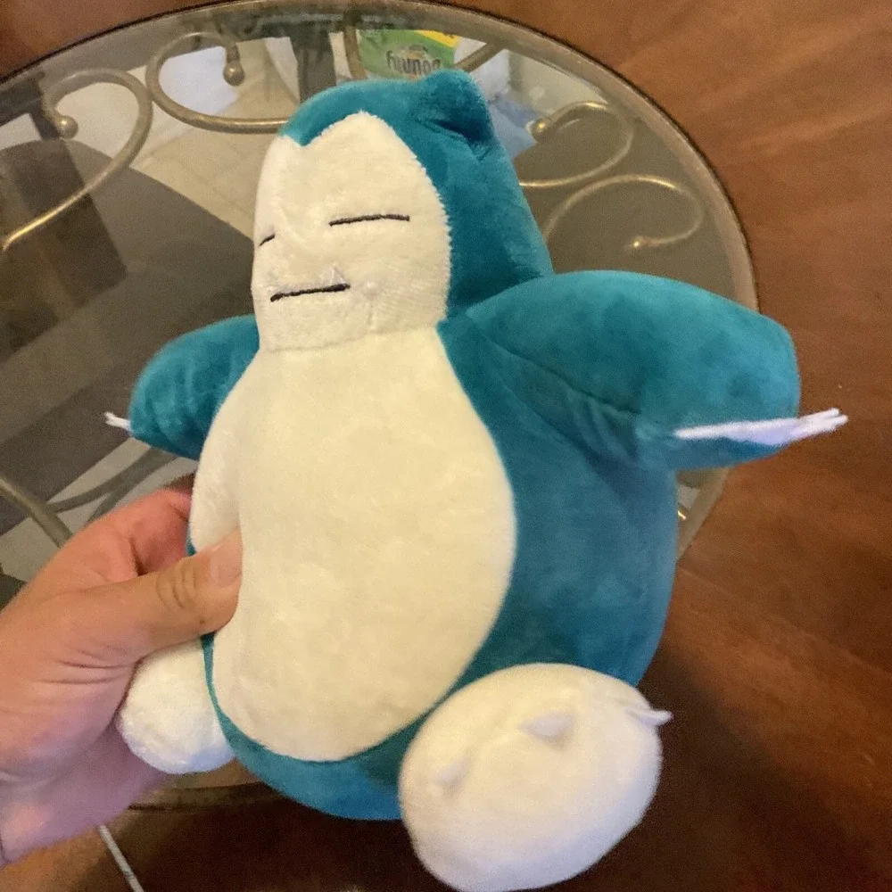 POKEMON PLUSH TOY  SNORLAX  FLUFFY DOLL OFFICIAL POKEMON MERCHANDISE CUTE DISPLA